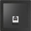 Merten D-Life data socket (slate polished frame, anthracite insert)